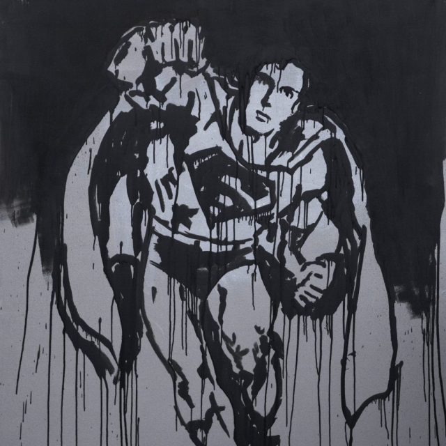 "Look Up In The Sky" Superman Painting "Look Up In The Sky" Superman Painting