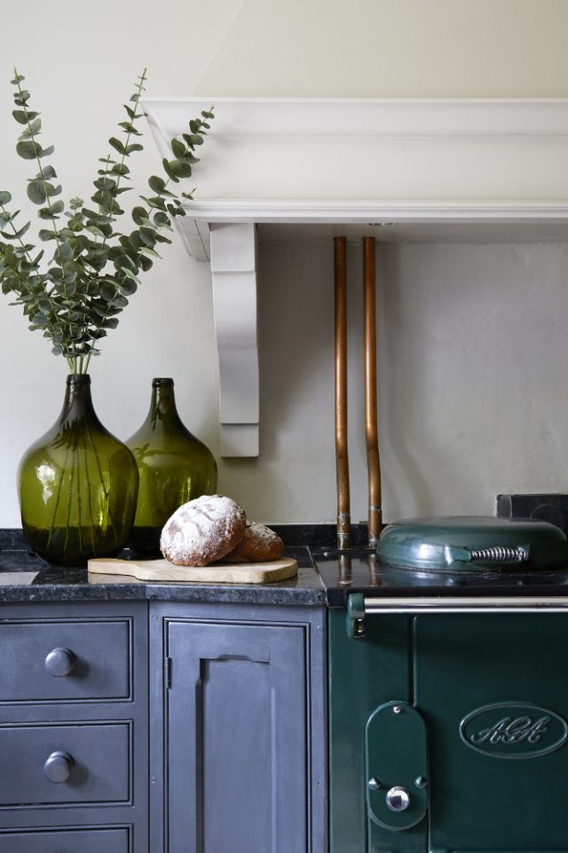 Little Greene Paint Colours: Lamp Black and Portland Stone