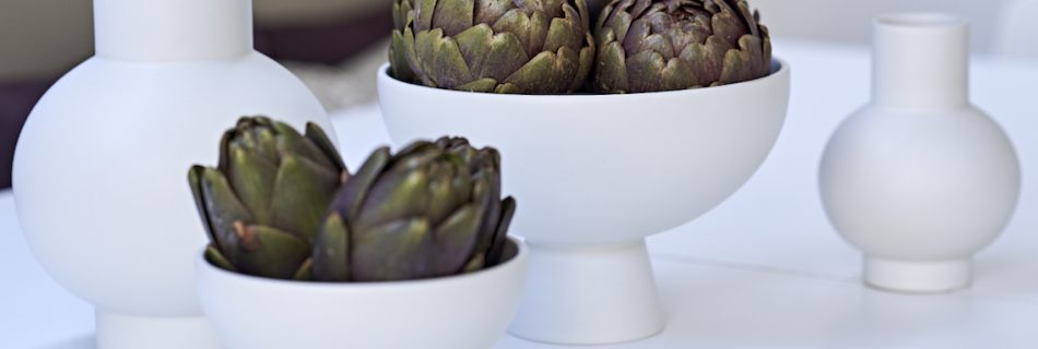 Interior spring clean inspiration featuring sculptural white ceramics and fresh natural styling