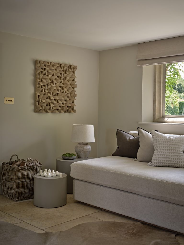 Comfortable, well-proportioned seating with soft upholstery, illustrating how furniture that balances form and comfort contributes to a timeless interior.