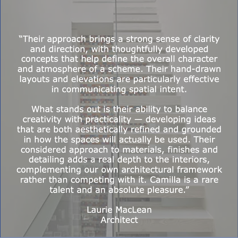 Architect Laurie MacLean review for Studio Bellord