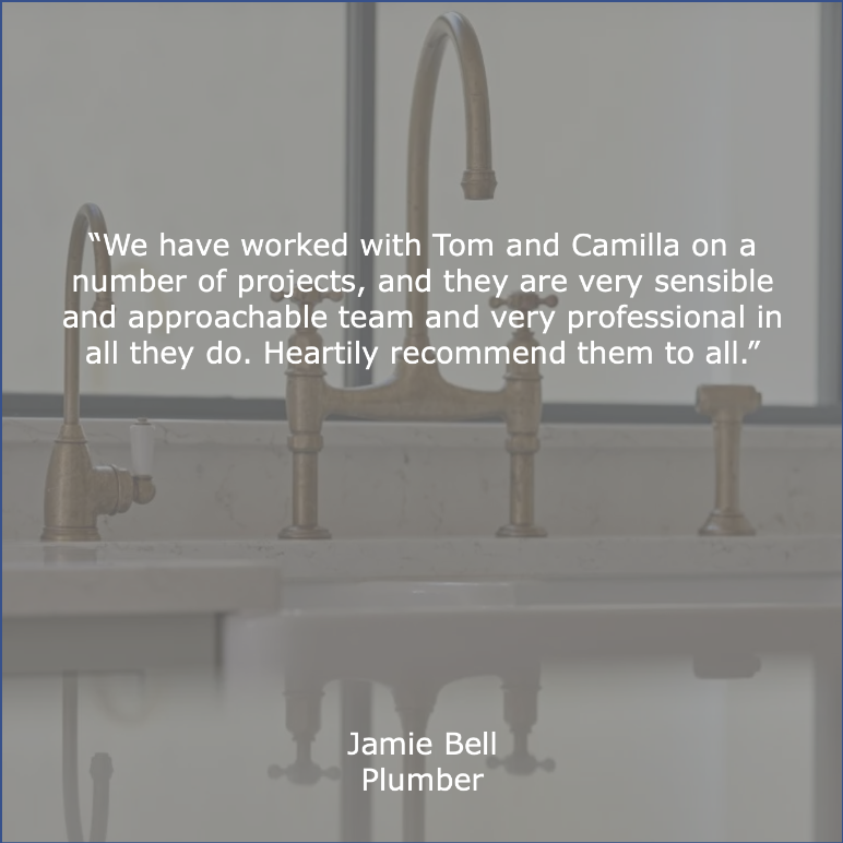 Plumber Jamie Bell review for Studio Bellord